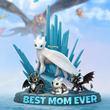 Load image into Gallery viewer, &quot;Best Mom Ever&quot; - Personalized Mom Plaque - Custom Gift for Mom, Grandma and More Shaped Plaques PopCulturePrints
