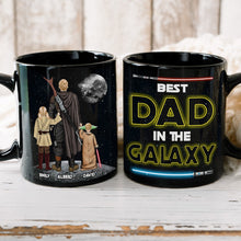 Load image into Gallery viewer, Best Dad in the Galaxy Personalized Coffee Mug Coffee Mug PopCulturePrints
