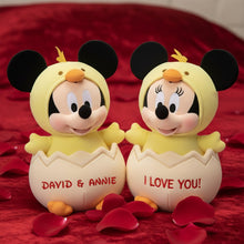 Load image into Gallery viewer, "Celebrate Your Love with a Custom Touch" - Egg Couple Custom Shape Pillow - Personalized Gifts For Couples Pillow PopCulturePrints
