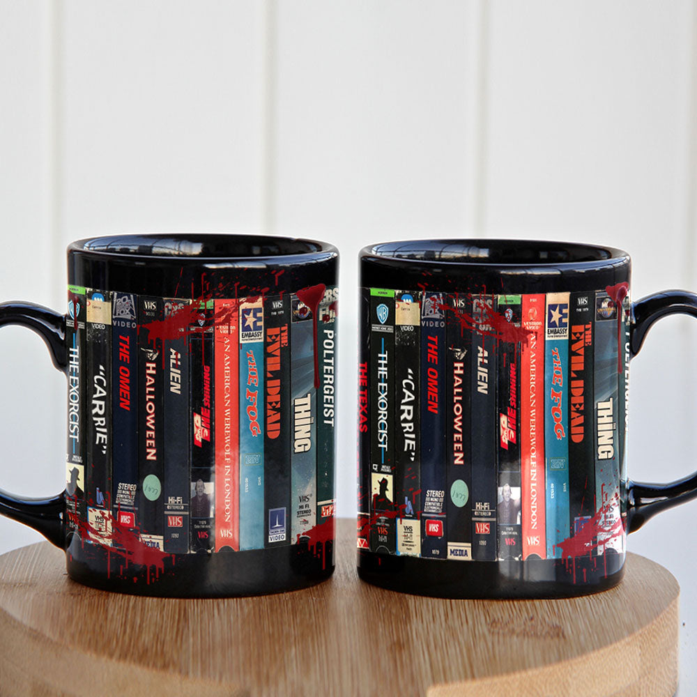 Retro VHS Horror Tape Coffee Mug - Personalized Gift for Movie Enthusiasts Coffee Mug PopCulturePrints