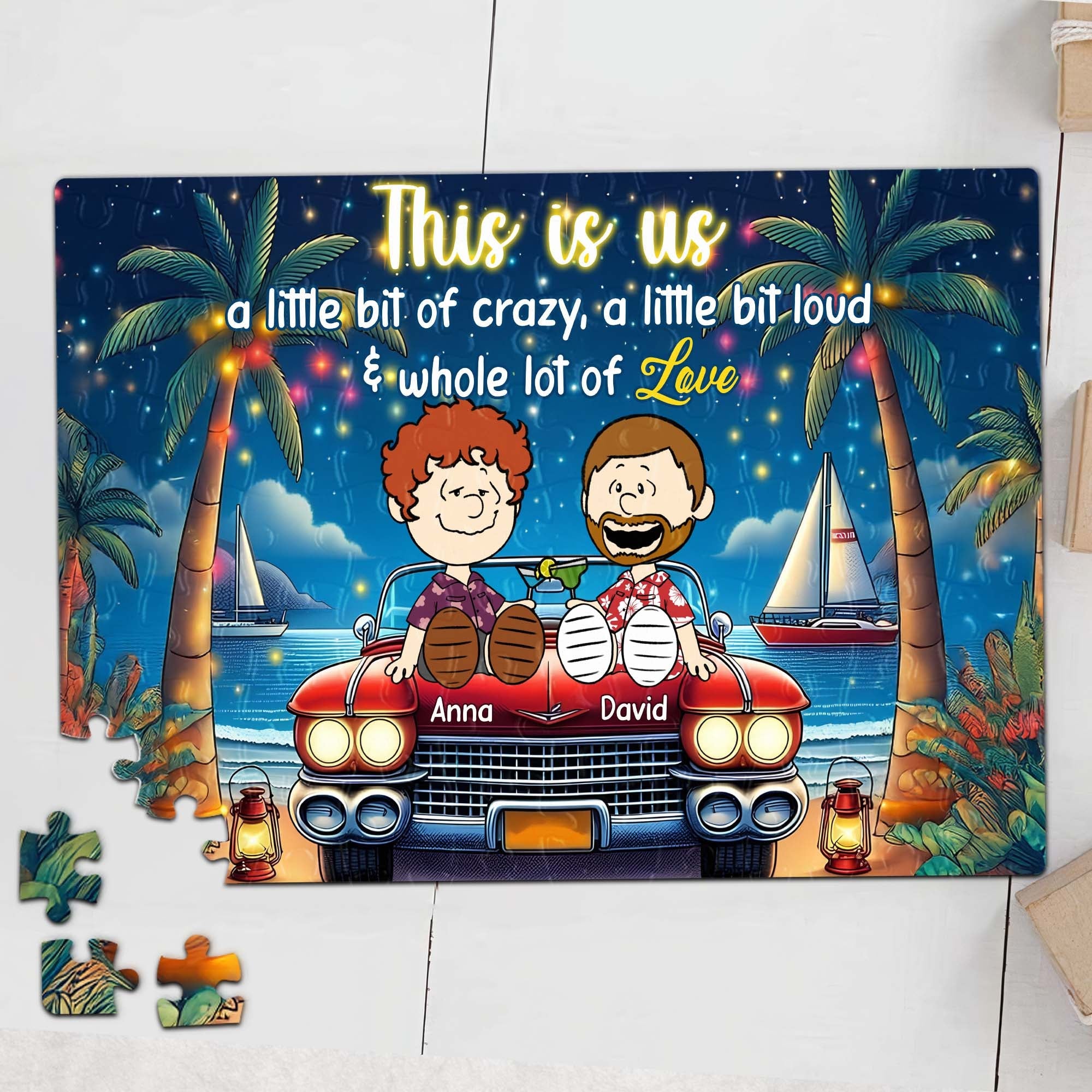 Personalized Couple Jigsaw Puzzle - This Is Us Jigsaw Puzzles PopCulturePrints