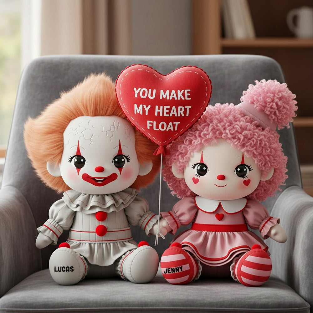 "You Make My Heart Float" - Custom Shape Pillow - Personalized Gift for Couples, Friends, and Loved Ones Pillow PopCulturePrints