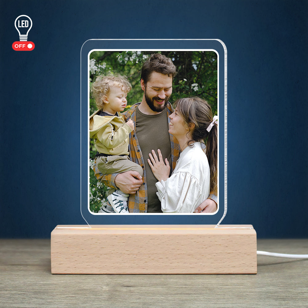 Custom LED Light Frame - Personalized Family Gift for Valentine's Day Gifts Led Night Light PopCulturePrints
