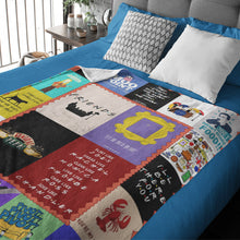Load image into Gallery viewer, Friends TV Show Fan Blanket - Cozy Anniversary Gift Blanket PopCulturePrints
