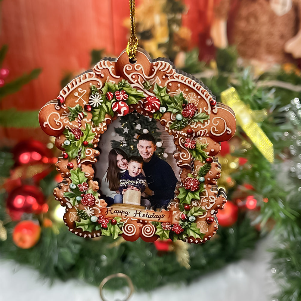 Custom Motocross Couple Christmas Ornament - House Divided, Love United Ornament PopCulturePrints