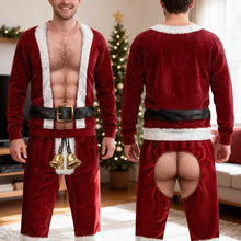 Load image into Gallery viewer, “Be the Life of the Party” - Funny Santa Set Sweatshirt &amp; Sweatpants - Personalized Gifts for Christmas AOP Products PopCulturePrints

