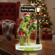 Load image into Gallery viewer, I Like Your Sexy Butt - Personalized Cheeky Green Monster Couple Acrylic Light Box Light Box PopCulturePrints
