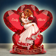 Load image into Gallery viewer, Our First Valentine's Day Light Box - Personalized Gift for Couples Light Box PopCulturePrints
