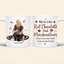 Load image into Gallery viewer, Personalized Hot Chocolate &amp; Marshmallows Couple Mug Coffee Mug PopCulturePrints
