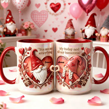 Load image into Gallery viewer, You Are My Everything - Gnome Couple Coffee Mug - Personalized Gift for Valentine’s Day Coffee Mug PopCulturePrints
