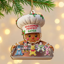 Load image into Gallery viewer, Grandma&#39;s Perfect Batch - Personalized Cookie Ornament for Grandma Ornament PopCulturePrints
