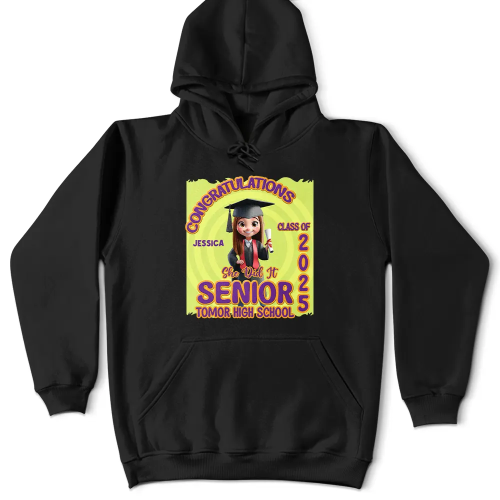 Congratulations Jessica! - Personalized T-Shirt for Graduates T-shirt PopCulturePrints