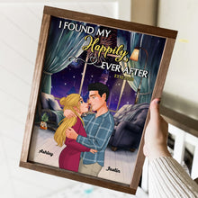 Load image into Gallery viewer, Personalized Couples Canvas Print - I Found My Happily Ever After Poster &amp; Canvas PopCulturePrints
