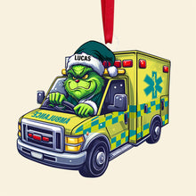 Load image into Gallery viewer, Personalized Paramedic Christmas Ornament - How the EMT Saved Christmas
