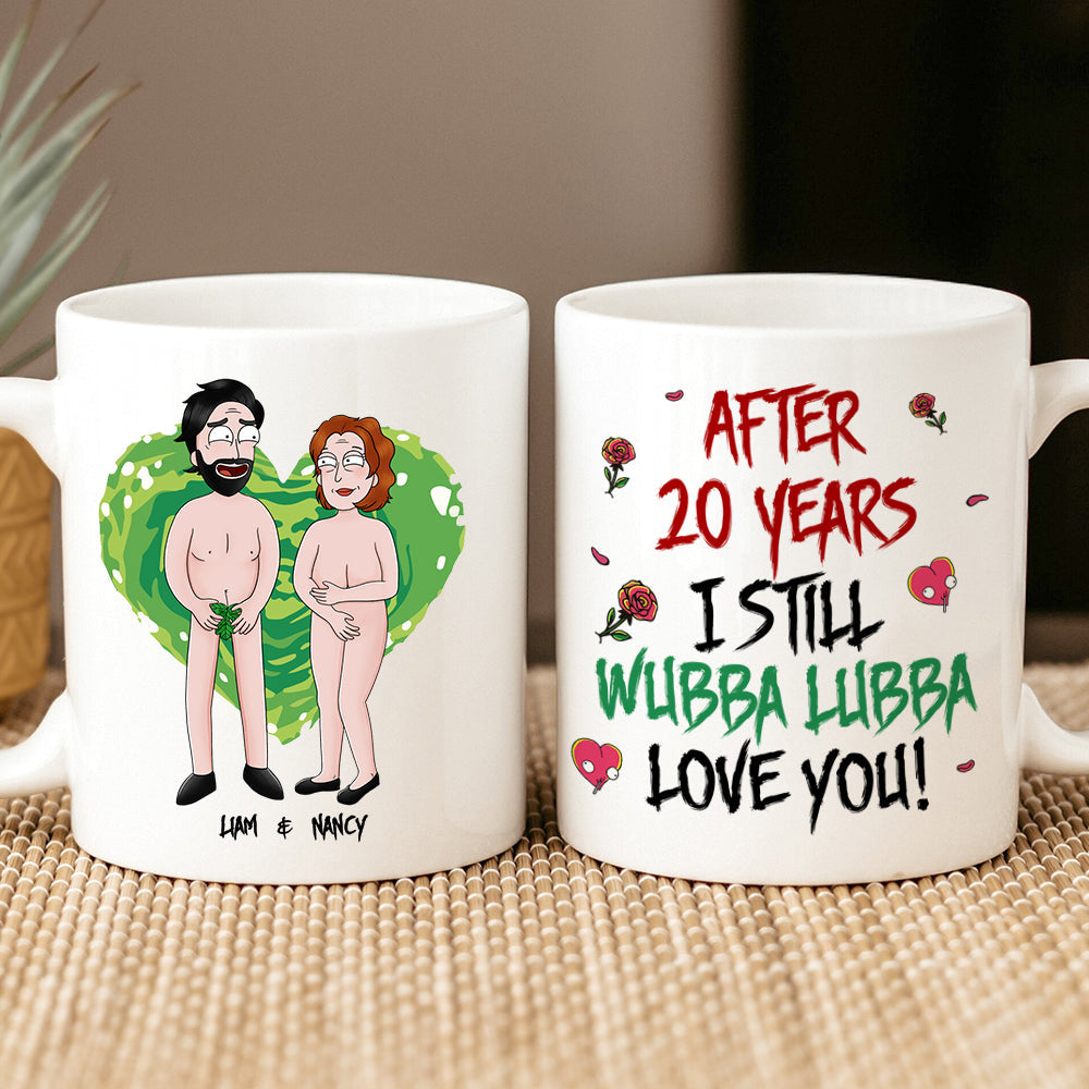 Personalized Cartoon Couple Mug - Funny Valentine's Day Gifts and Anniversary Gift Coffee Mug PopCulturePrints