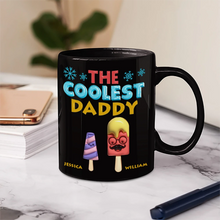 Load image into Gallery viewer, The Coolest Papa - Personalized 3D Effect Cartoon Ice Cream Mug Mug PopCulturePrints
