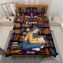 Load image into Gallery viewer, Personalized Book Lovers Quilt Bed Set - Perfect Gift for Readers Blanket PopCulturePrints
