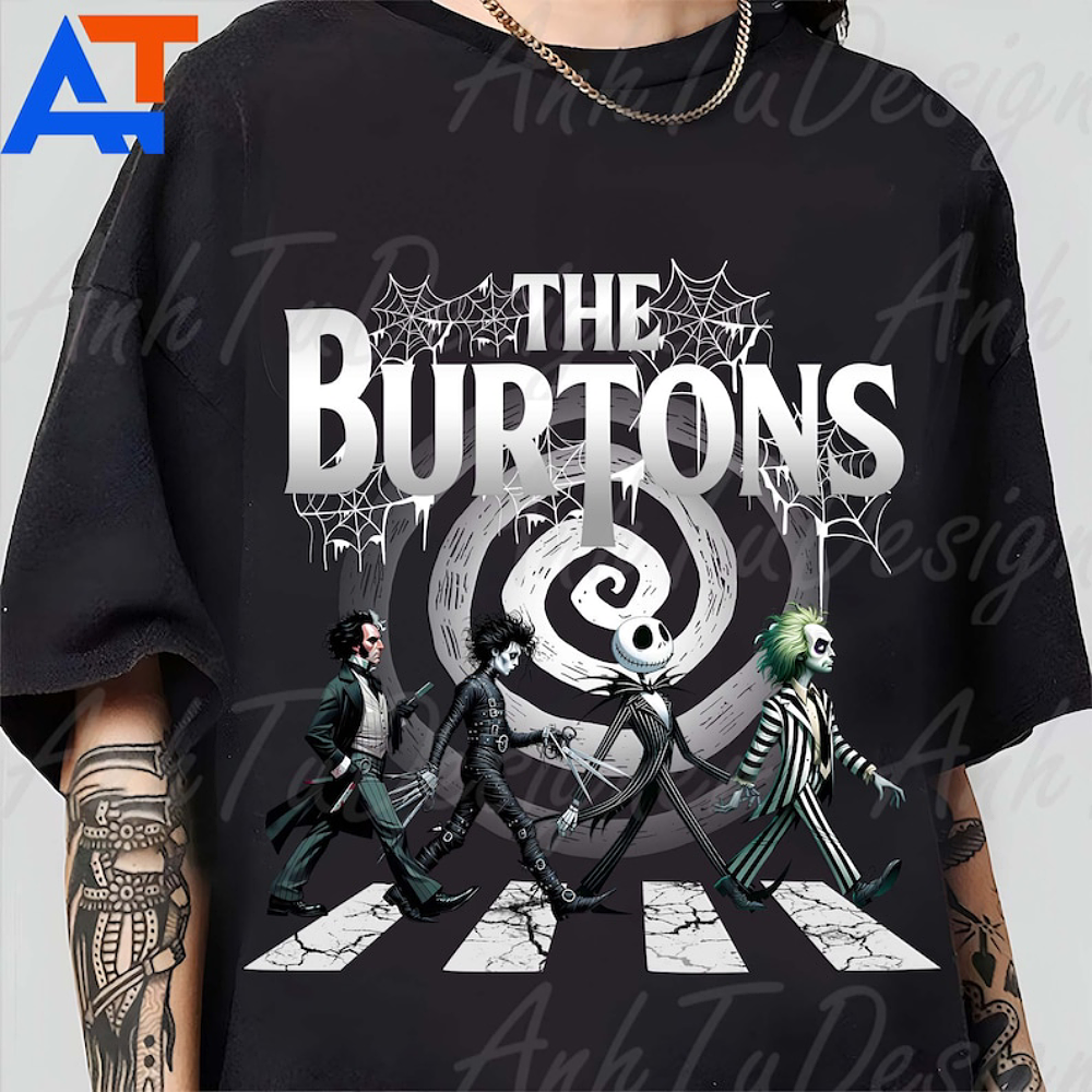 Tim Burton Horror Fan Themed Halloween Shirt