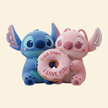 Load image into Gallery viewer, Donut Forget About Love - Adorable Tropical Duo Donut Pillow Pillow PopCulturePrints
