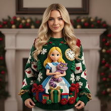 Load image into Gallery viewer, Enchanted Dreams Ugly Sweater - A Magical Gift for Fantasy Lovers AOP Products PopCulturePrints
