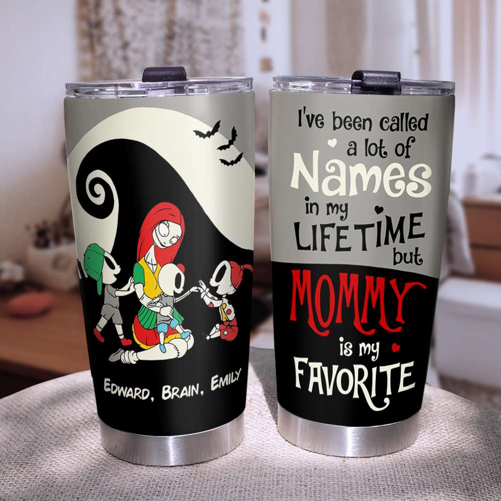 Personalized Family Mom & Dad Tumbler – Custom Name Gifts