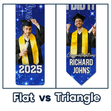 Load image into Gallery viewer, Custom Photo: She Believed She Could So She Did - Personalized Stoles Stoles PopCulturePrints
