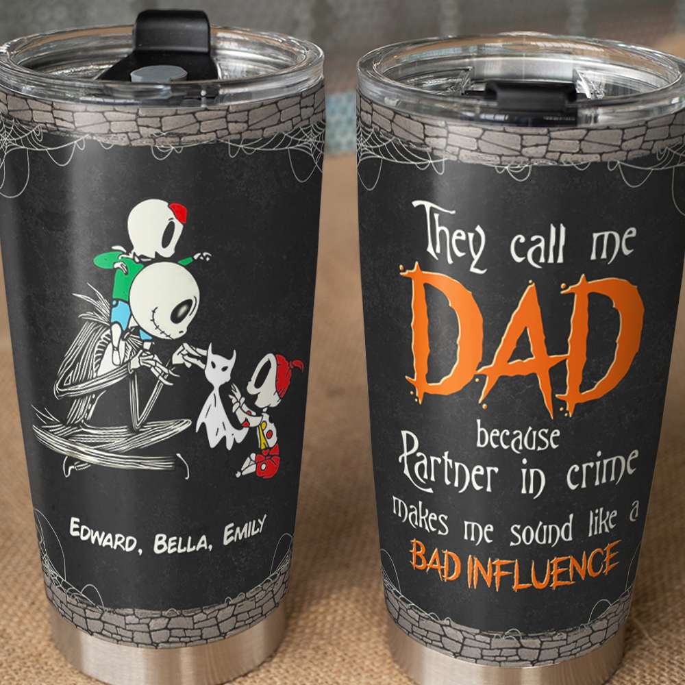 Personalized 'Partner in Crime' Mom Tumbler Gift