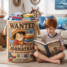 Load image into Gallery viewer, Wanted Adventure Laundry Basket - Personalized Gifts 03paqn110726 Laundry Basket PopCulturePrints
