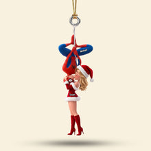 Load image into Gallery viewer, "Love in the Air!" Personalized Couples Ornament - Unique Gift for Partners, Friends, and Family
