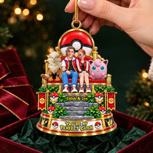 Load image into Gallery viewer, You're My Perfect Catch - Personalized Couple Christmas Ornament
