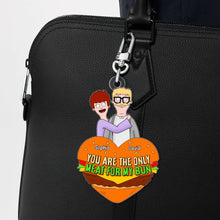 Load image into Gallery viewer, Unique Personalized Couple Keychain | Funny Valentine&#39;s Day Gifts for Him &amp; Her Keychains PopCulturePrints
