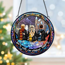 Load image into Gallery viewer, Personalized Wizard Fan Suncatcher Ornament - Custom Gift for Friends
