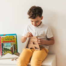 Load image into Gallery viewer, Personalized Wooden Letter Piggy Bank for Kids - Unique Gift Idea Wood Sign PopCulturePrints
