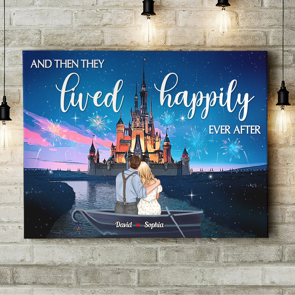 Happily Ever After Custom Light-Up Picture Frame for Couples Poster & Canvas PopCulturePrints