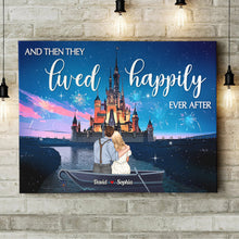 Load image into Gallery viewer, Happily Ever After Custom Light-Up Picture Frame for Couples Poster &amp; Canvas PopCulturePrints
