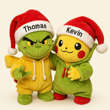 Load image into Gallery viewer, Friends Forever: Personalized Couple Christmas Pillow - Unique Gifts for Besties and Loved Ones Pillow PopCulturePrints
