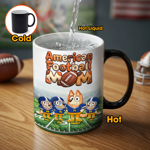 Every Team Needs a Mom - Personalized Magic Mug for Football Lovers Coffee Mug PopCulturePrints