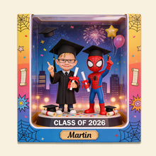 Load image into Gallery viewer, Celebrate Achievement with a Personalized Touch - My Hero Graduation Acrylic Plaque - Custom Photo Gifts for Graduates Shaped Plaques PopCulturePrints
