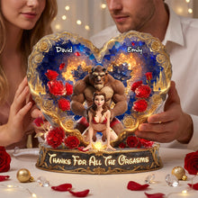 Load image into Gallery viewer, "Thanks For All The Orgasm" - Romantic Anniversary Light Box - Personalized Gift for Lovers
