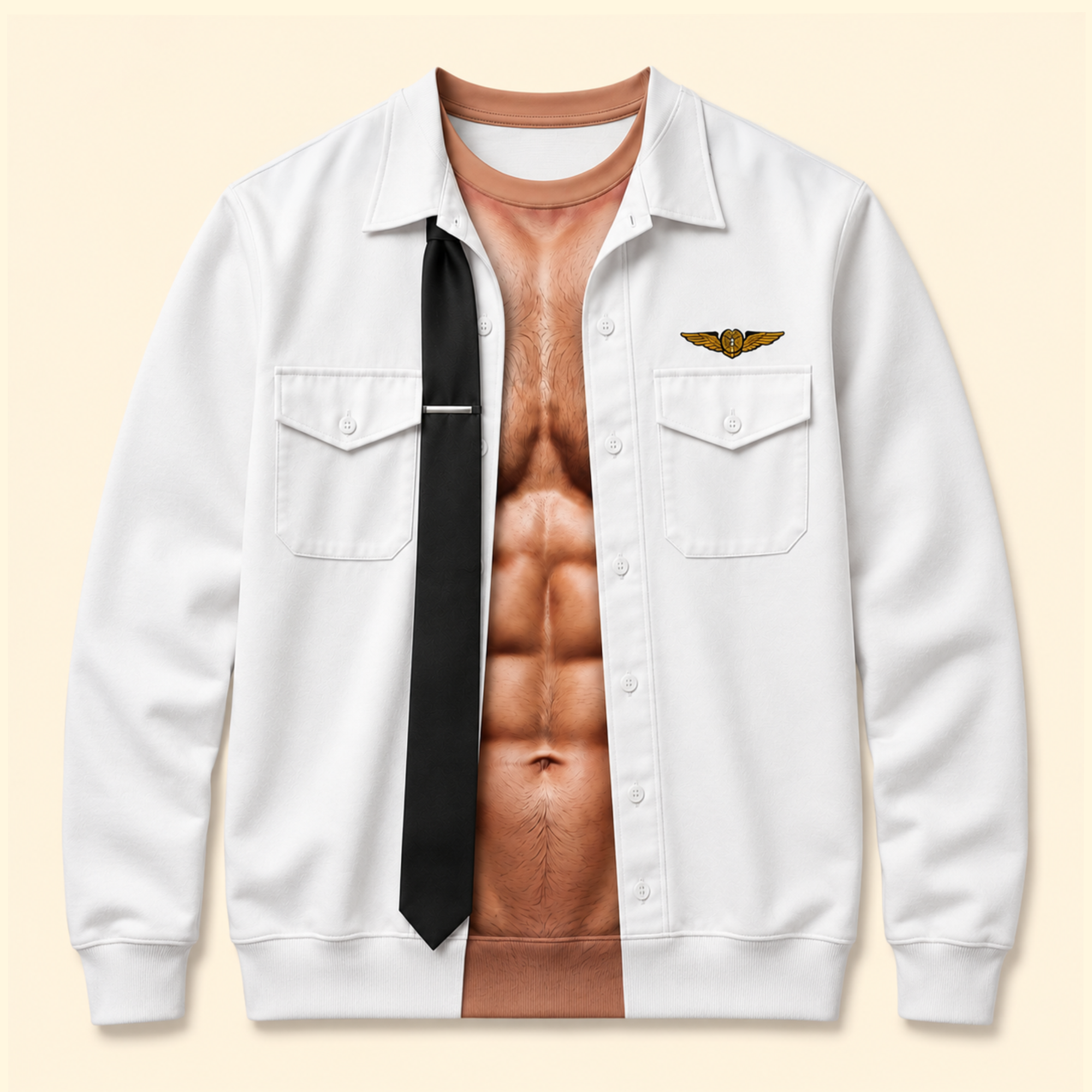No Gym, Just Pilot Shirt - Personalized Gifts 01hudh170726 AOP Products PopCulturePrints