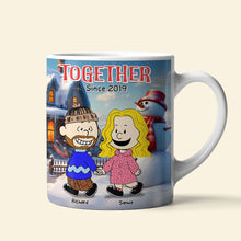 Load image into Gallery viewer, Personalized Couple Coffee Mug - Custom Hand in Hand Design - Valentine&#39;s Day Gifts Coffee Mug PopCulturePrints
