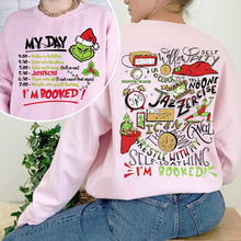 Load image into Gallery viewer, Grinch Christmas Daily Schedule Sweater – Holiday Fan Gift
