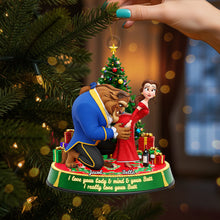 Load image into Gallery viewer, Love Your Body &amp; Mind - Naughty Couple Ornament - Personalized Gift for Couples Ornament PopCulturePrints
