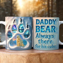 Load image into Gallery viewer, &quot;Daddy Bear Always There for His Cubs&quot; - Personalized Coffee Mug - Gift for Dad, Grandpa, Family Coffee Mug PopCulturePrints
