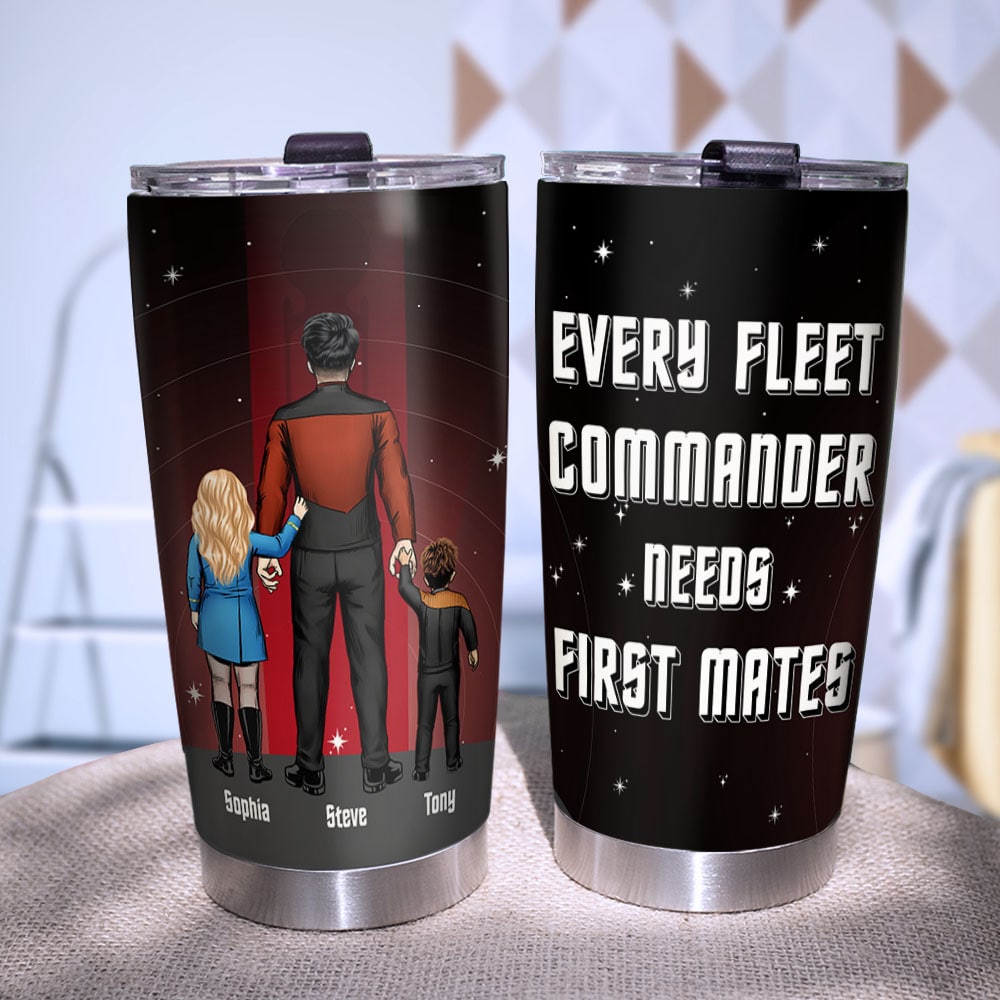 Personalized Space Dad Tumbler - Best Dad Gift Tumbler Cup PopCulturePrints