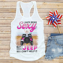 Load image into Gallery viewer, Personalized Sexy Jeep Driver Women&#39;s Tank Top
