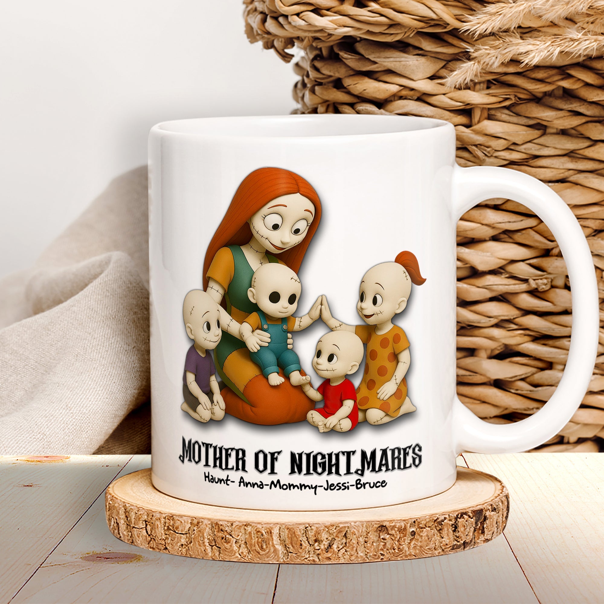 Embrace the Night: Mother Of Nightmares Coffee Mug - Personalized Gift for Mom & Grandma Coffee Mug PopCulturePrints