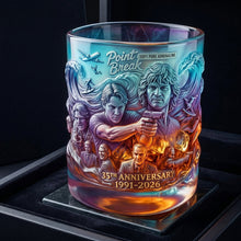 Load image into Gallery viewer, Ride the Waves: Huge Wave Round Glass - Personalized Gift for Surfing Lovers
