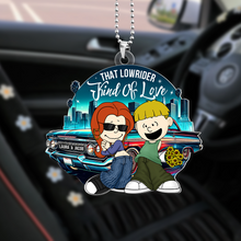 Load image into Gallery viewer, Personalized Lowrider Car Ornament for Couples - Unique Gift Ornament PopCulturePrints
