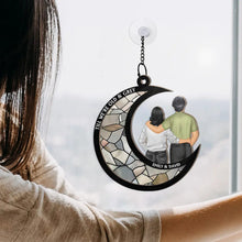 Load image into Gallery viewer, Till We're Old And Grey - Personalized Window Hanging Suncatcher Ornament Suncatcher Ornament PopCulturePrints
